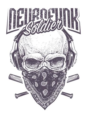 Soldado neurofunk vector