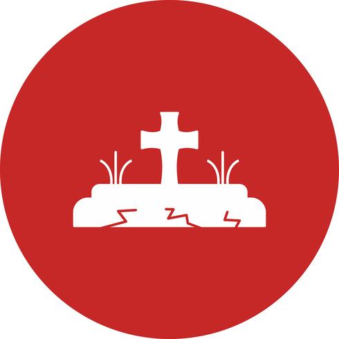vector grave icon 