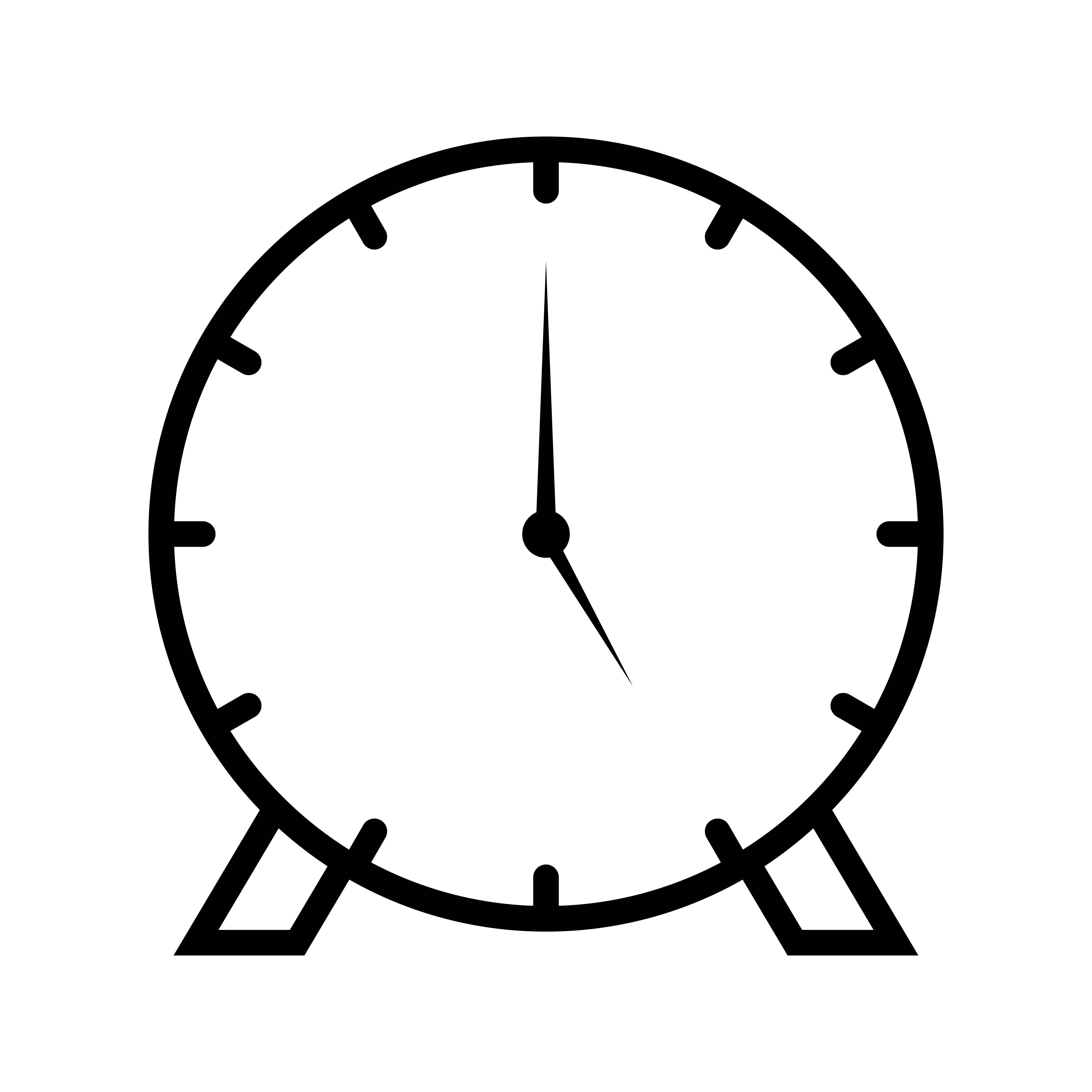 clock line black icon 330659 Vector Art at Vecteezy