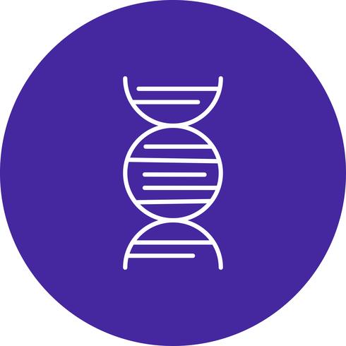 Icono de vector dna