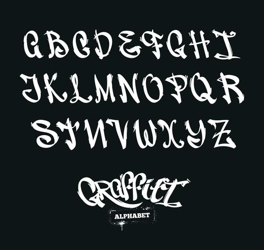 Graffiti Alphabet vector