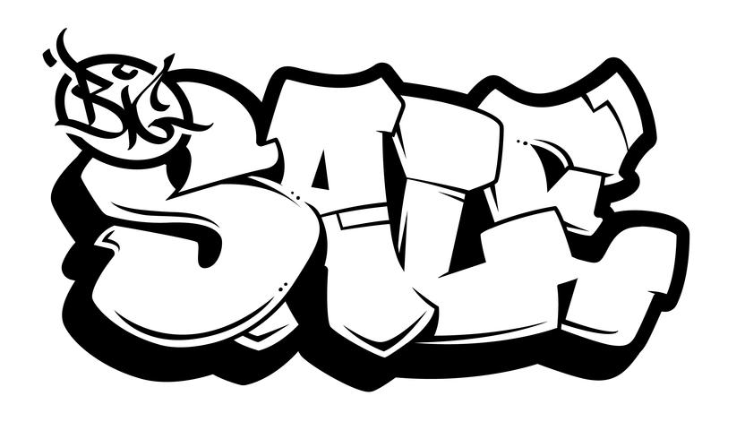 Big Sale Graffiti Vector Lettering