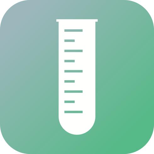 Test tube filled icon vector