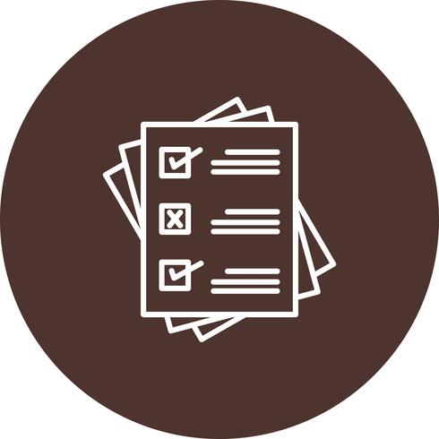  Vector check list icon