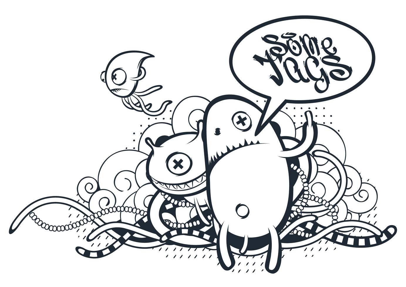 Graffiti Doodle Art 330774 Vector Art at Vecteezy