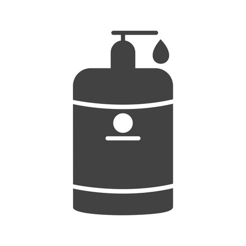 Lotion glyph black icon vector