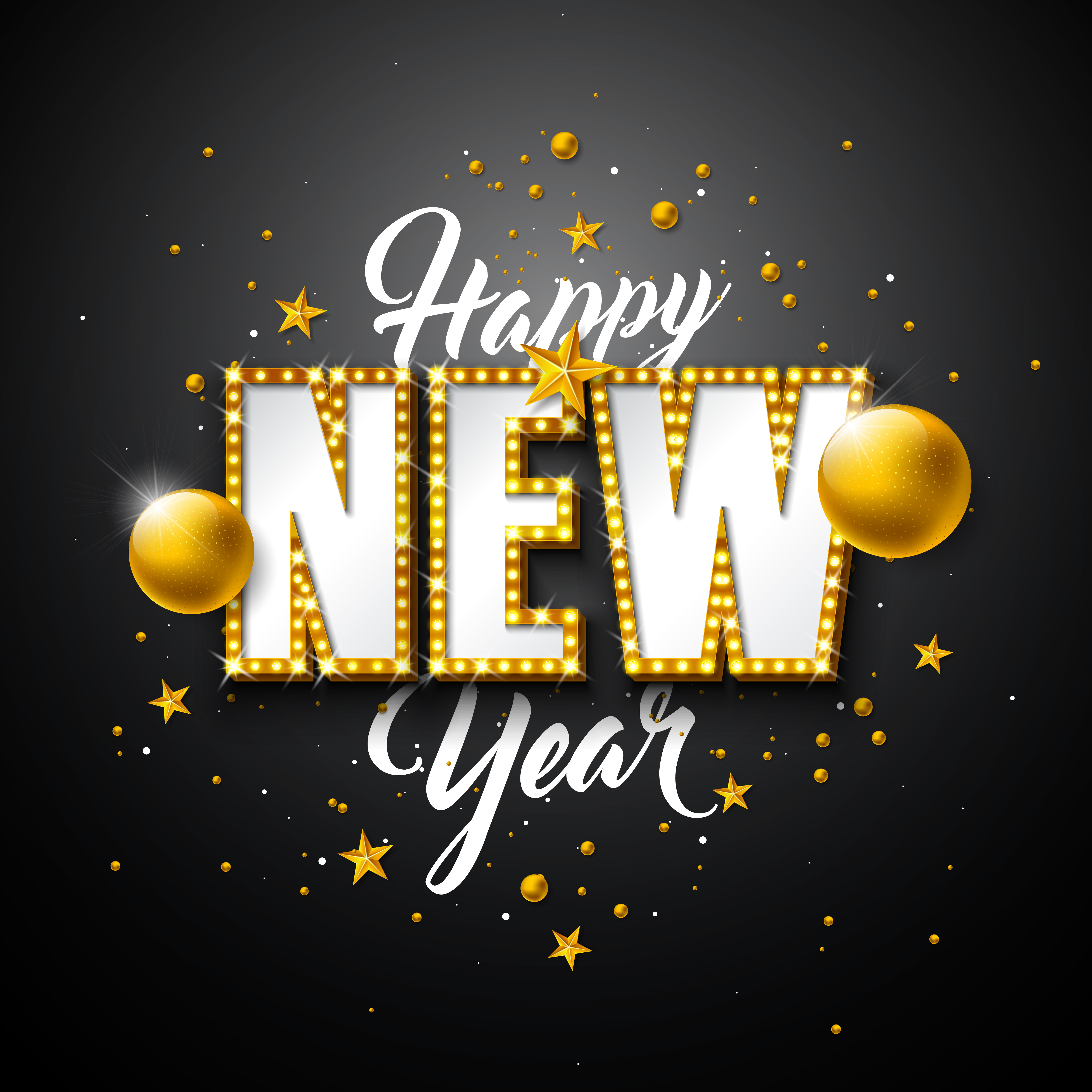 Happy New Year illustration 330842 Vector Art at Vecteezy