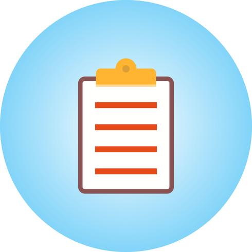 Elenco Di Appunti Multi Colore Piatto Con L39icona Di