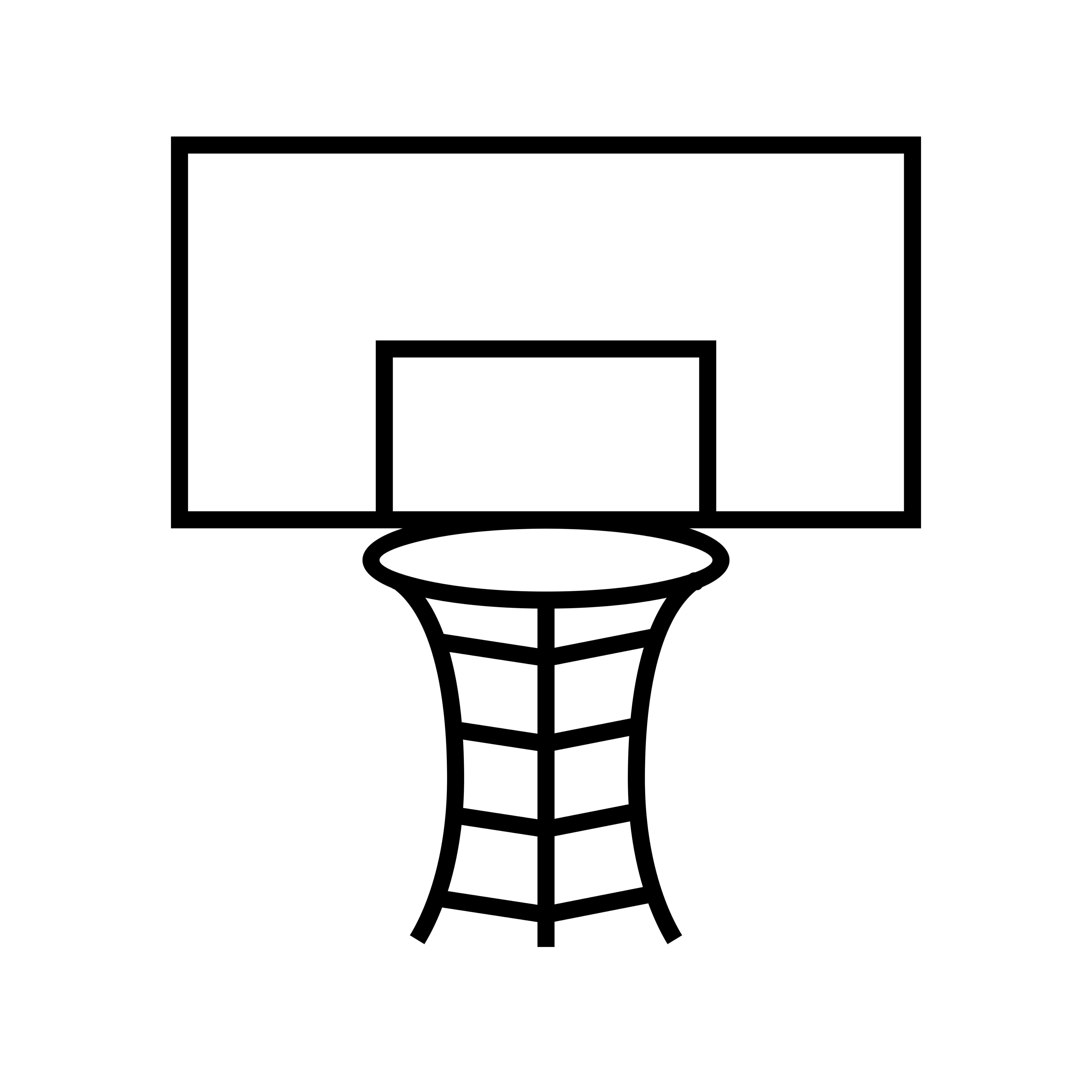 Basketball hoop Line Black Icon 330919 Vector Art at Vecteezy