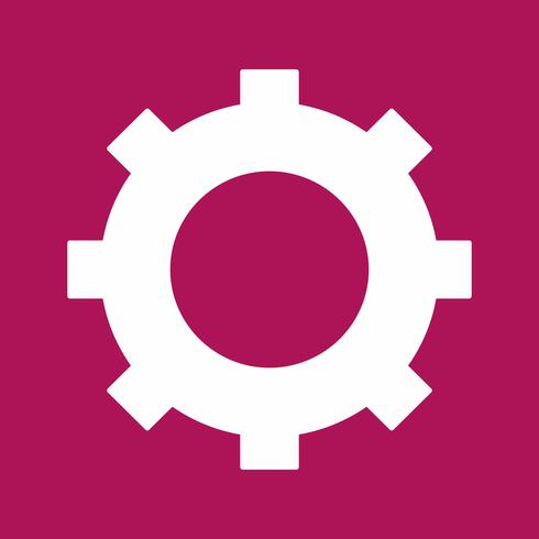 vector setting icon 