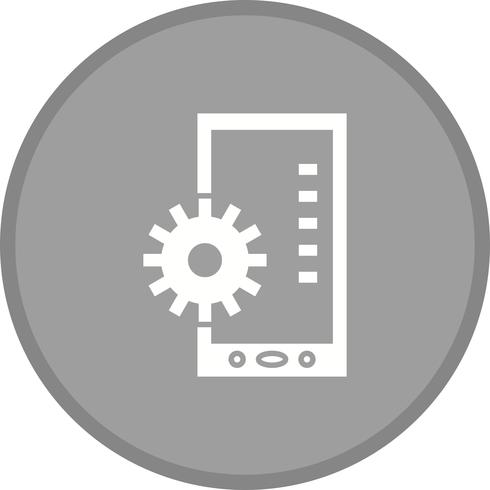 Mobile app developing vector