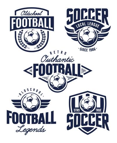 Vector Football Emblems 