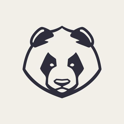 Panda Mascot Vector Icon