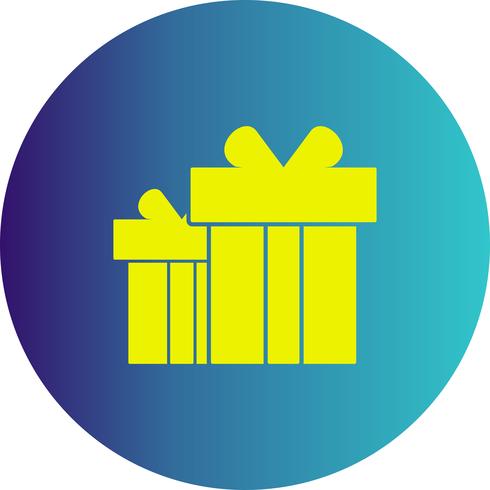 icono de regalo de vector