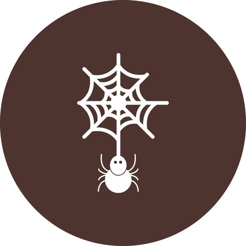 icono de vector araña