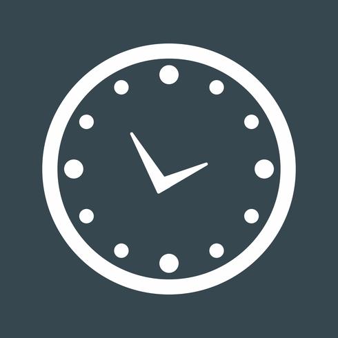 icono de reloj vector