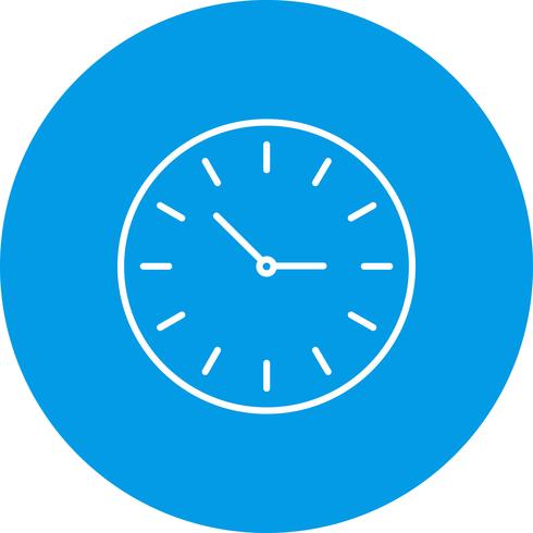 Icono de reloj de vector