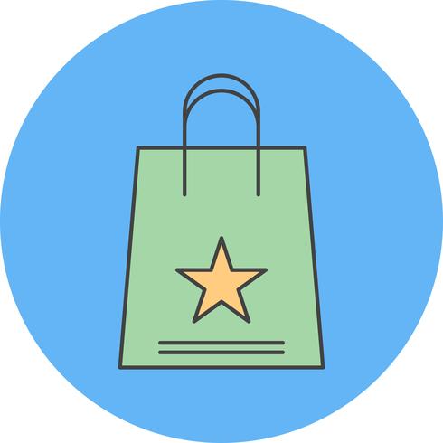 vector shopping bag icon