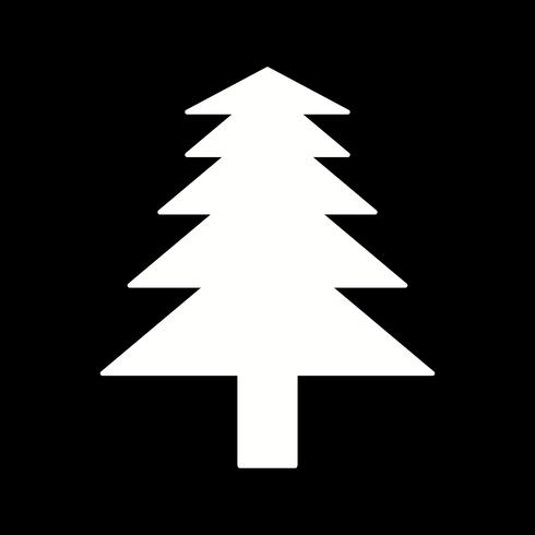 icono de árbol vector