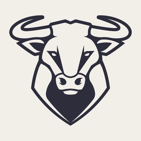 Bull Mascot Vector Icon