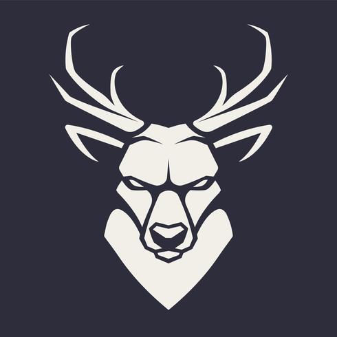 Deer Mascot Vector Icon