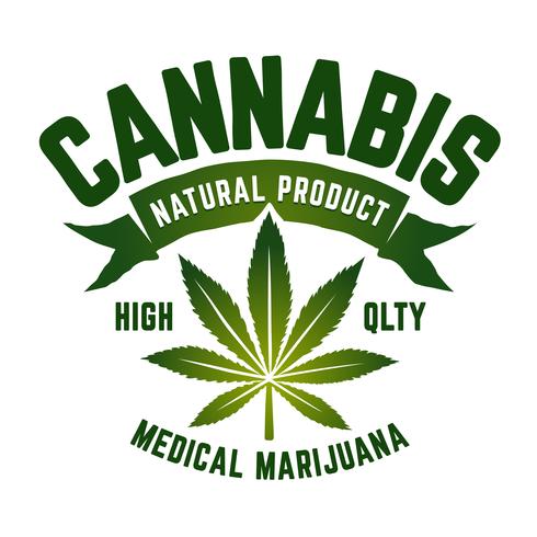 Cannabis Vector Emblem