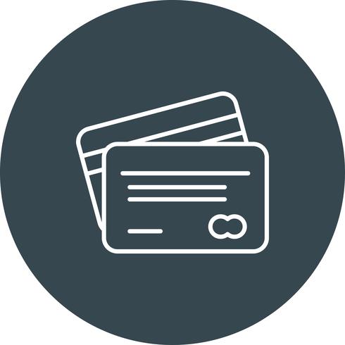 Vector atm card icon
