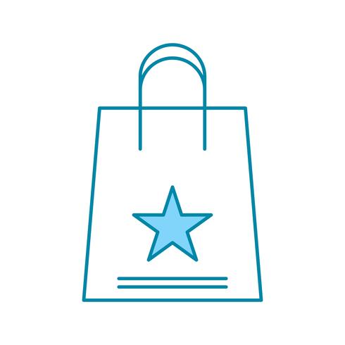 icono de bolsa de compras de vector