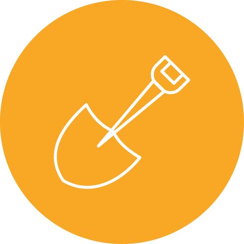 Vector shovel icon