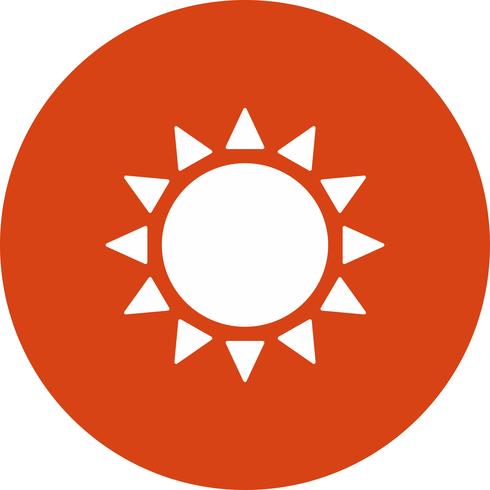 vector sun icon