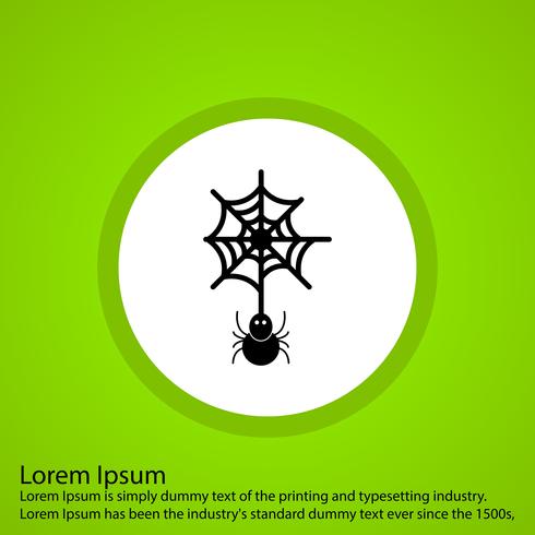 vector spider web icon 