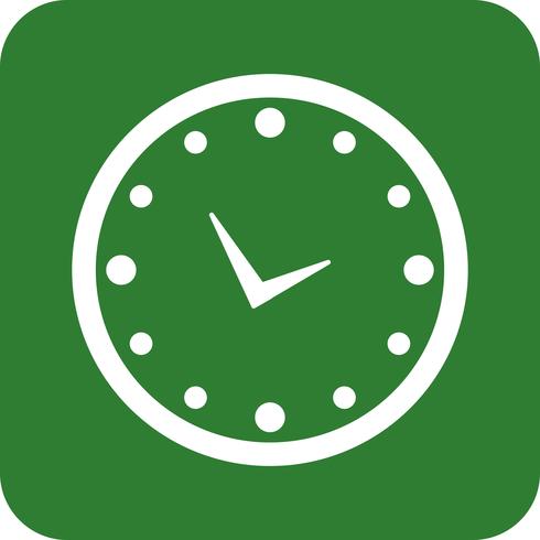 icono de reloj vector