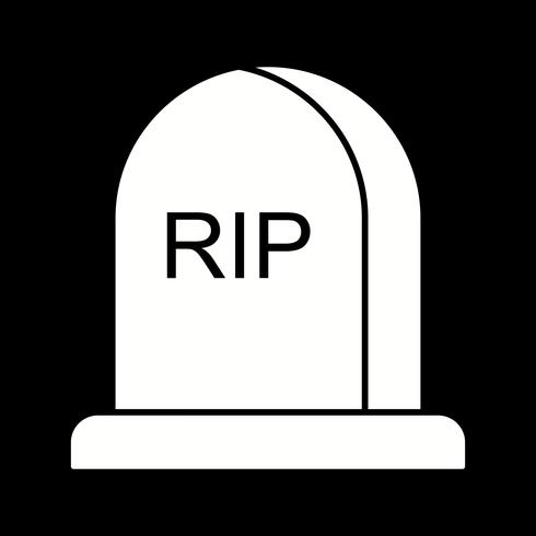 vector grave icon 