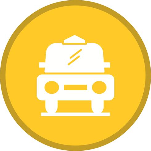 Cab filled multi color background icon vector