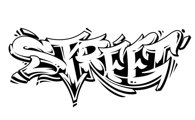 Street Graffiti Vector letras