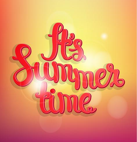 Summer bokeh background. vector