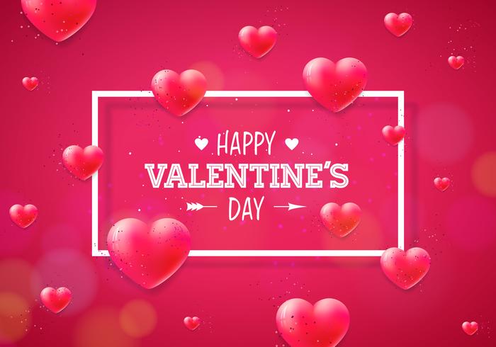 Happy Valentines Day Illustration vector