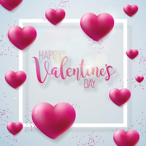 Happy Valentines Day Illustration  vector