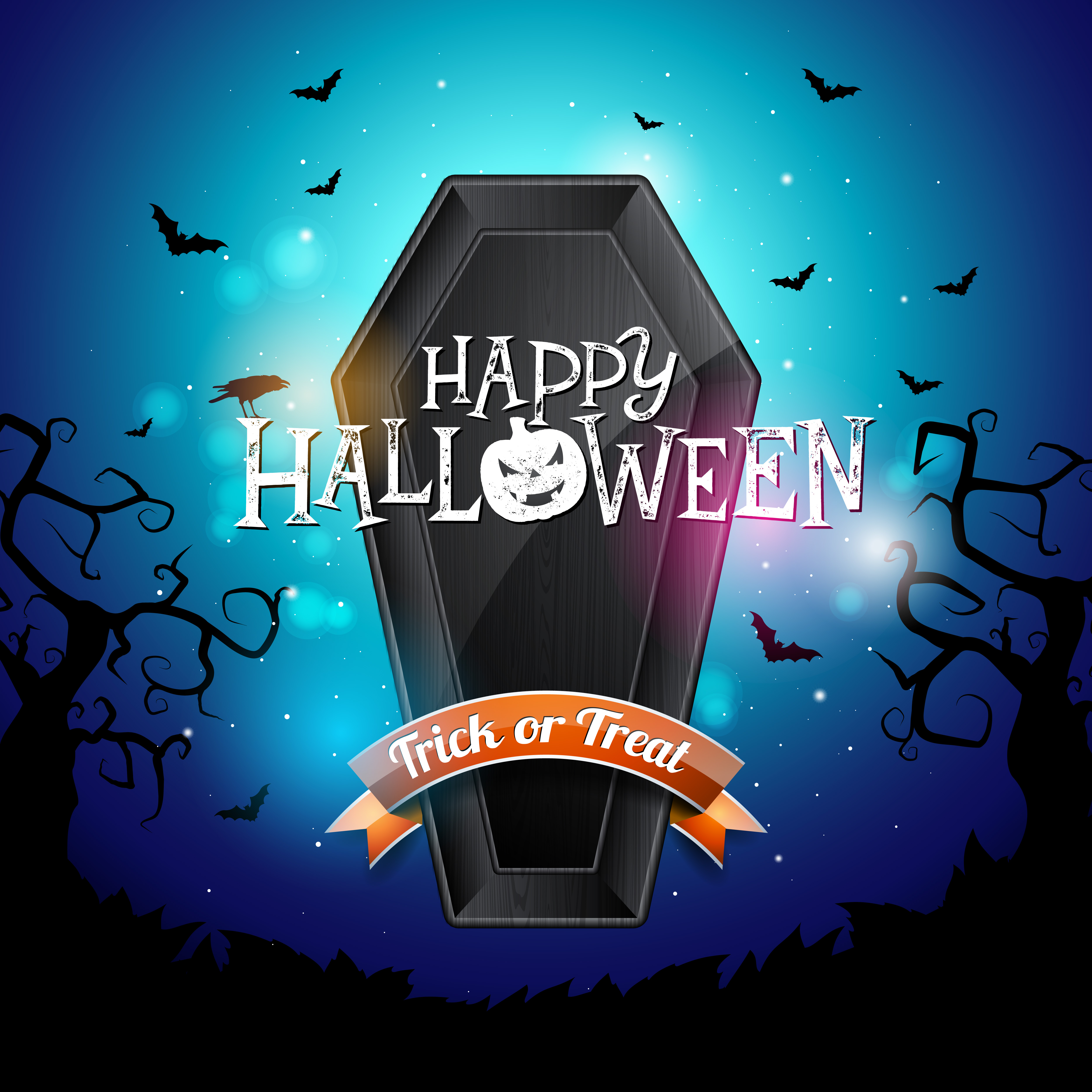 Download Happy Halloween banner illustration 332157 - Download Free ...