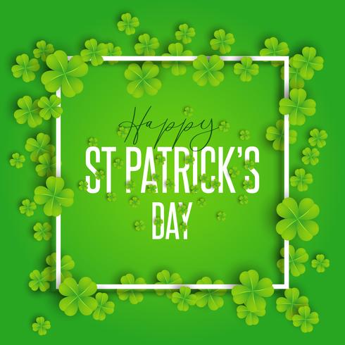 Happy St Patrick's Day background vector