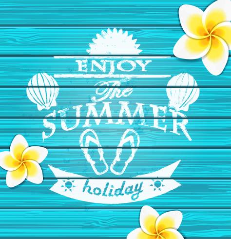 Enjoy the summer. vector