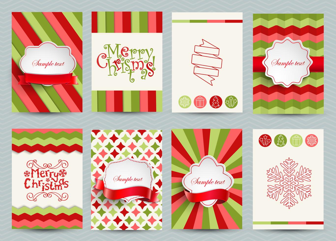Set of christmas brochures templates. 332329 Vector Art at Vecteezy