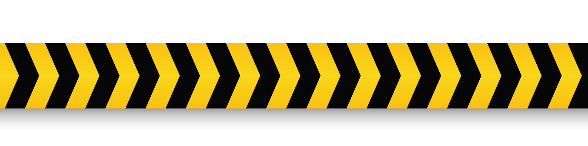 Vector warning signs and tapes.