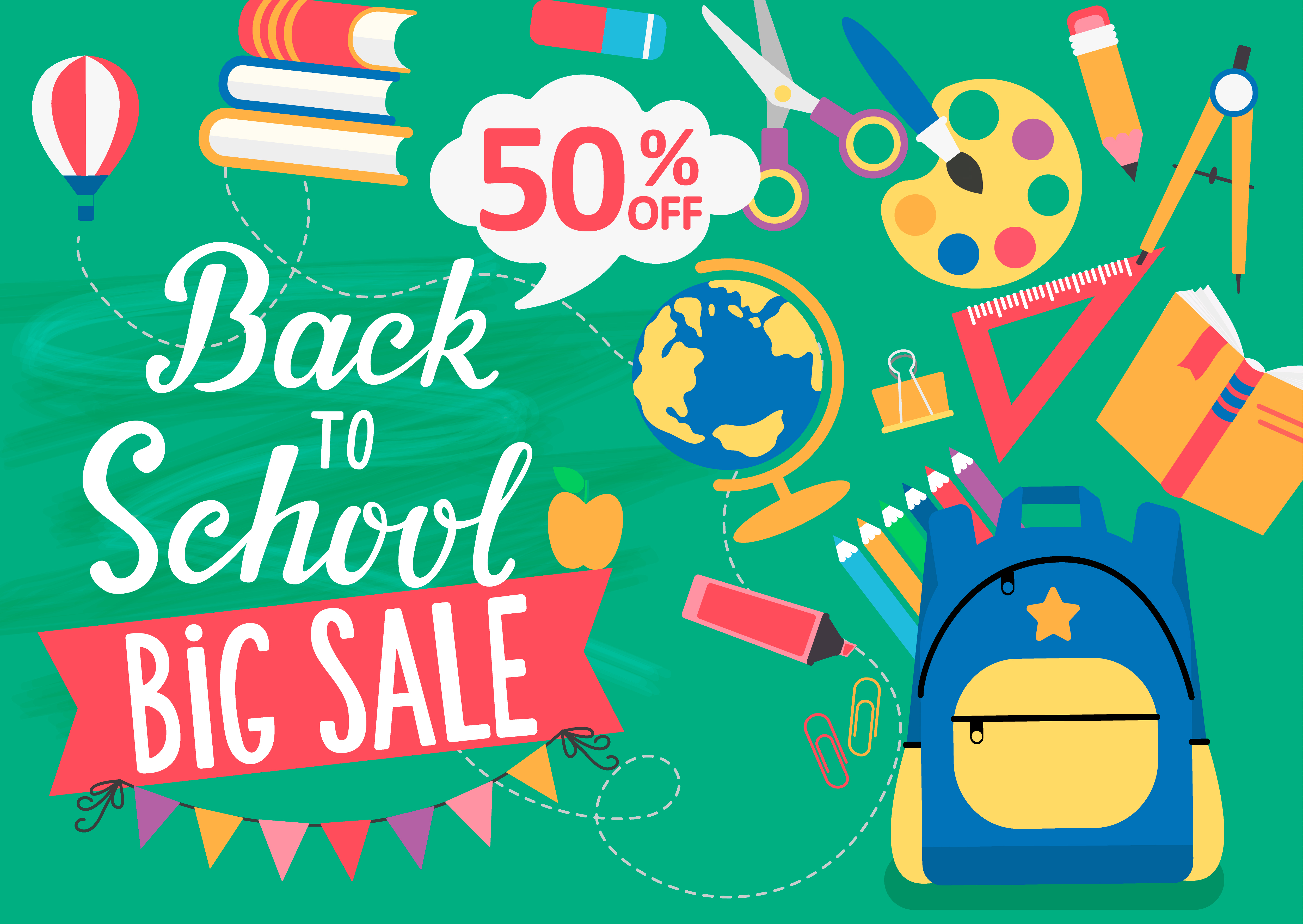 Back to school sale