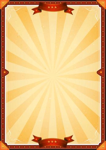 Vintage Blank Circus Poster Sign vector