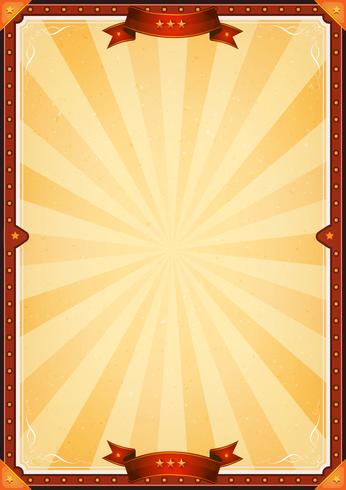 Vintage Blank Circus Poster Sign vector