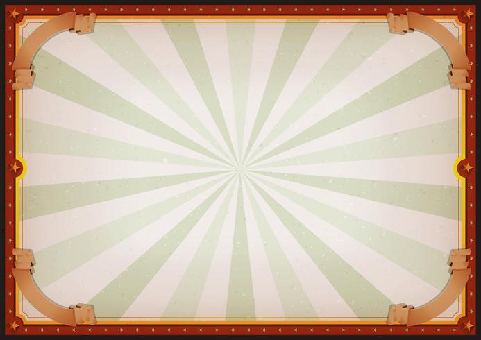 Vintage Blank Circus Poster Sign vector