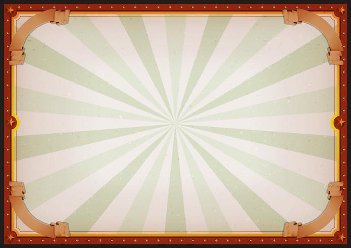 Vintage Blank Circus Poster Sign vector