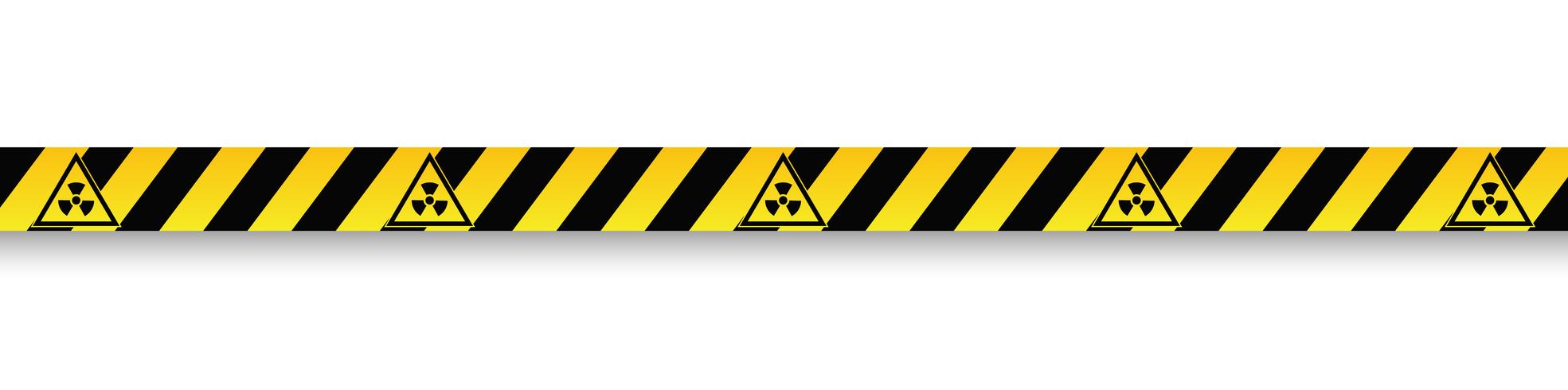 Vector warning signs and tapes.