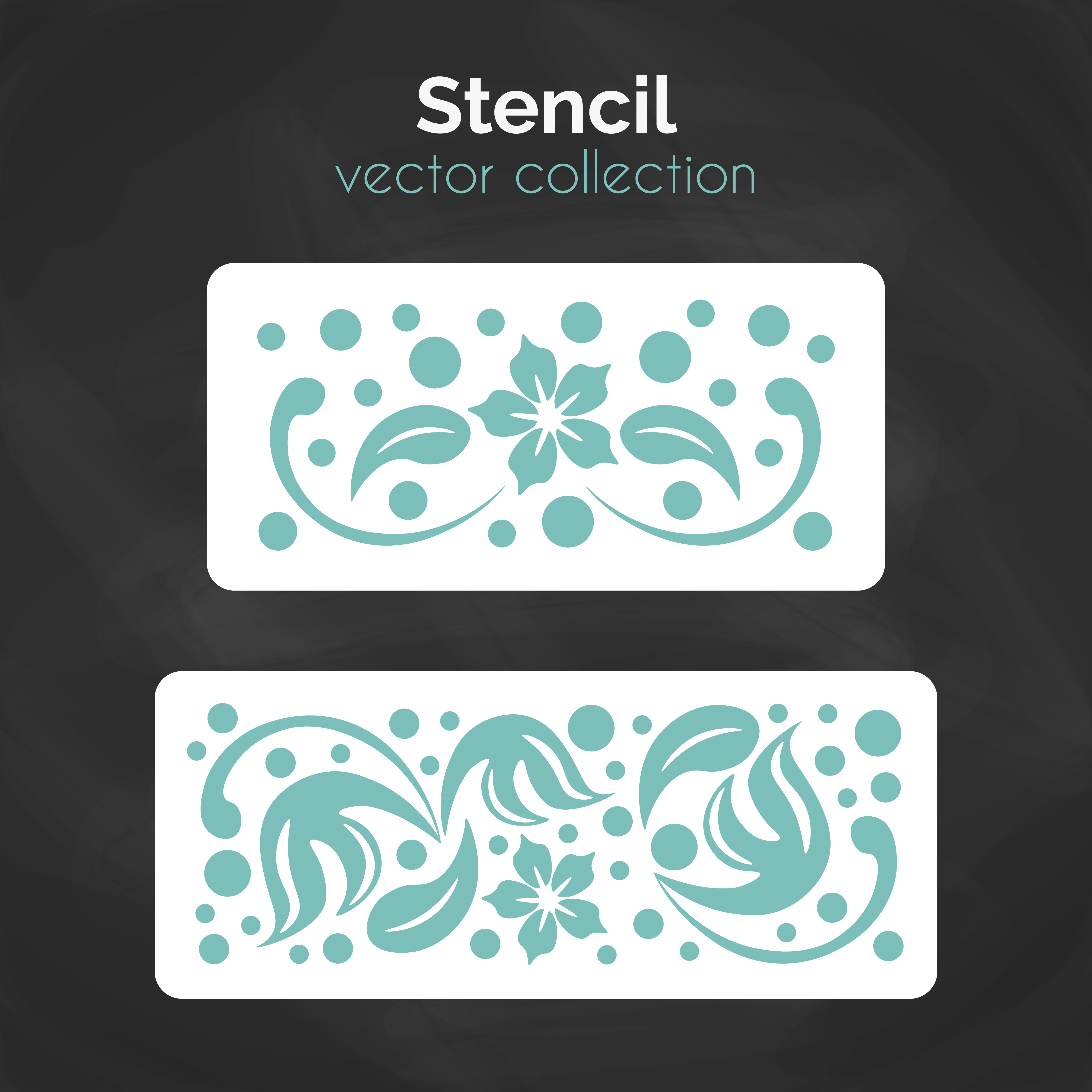Stencil. Laser cuting template. Pattern for decorative panel. 333063